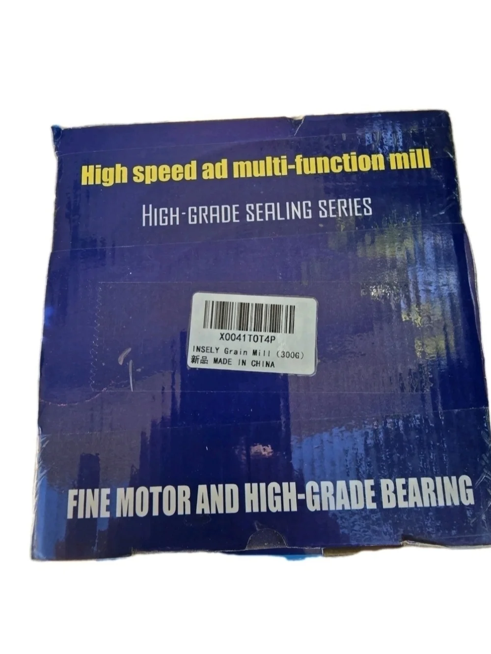 INSELY Grain Mill Grinder 300g High Speed Food Grain Mill Wheat Grinder Coffee